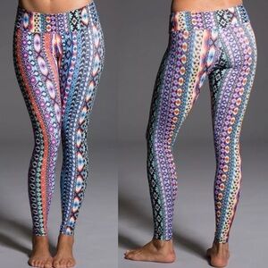 Onzie Yoga Womens Long Legging Pants Friendship